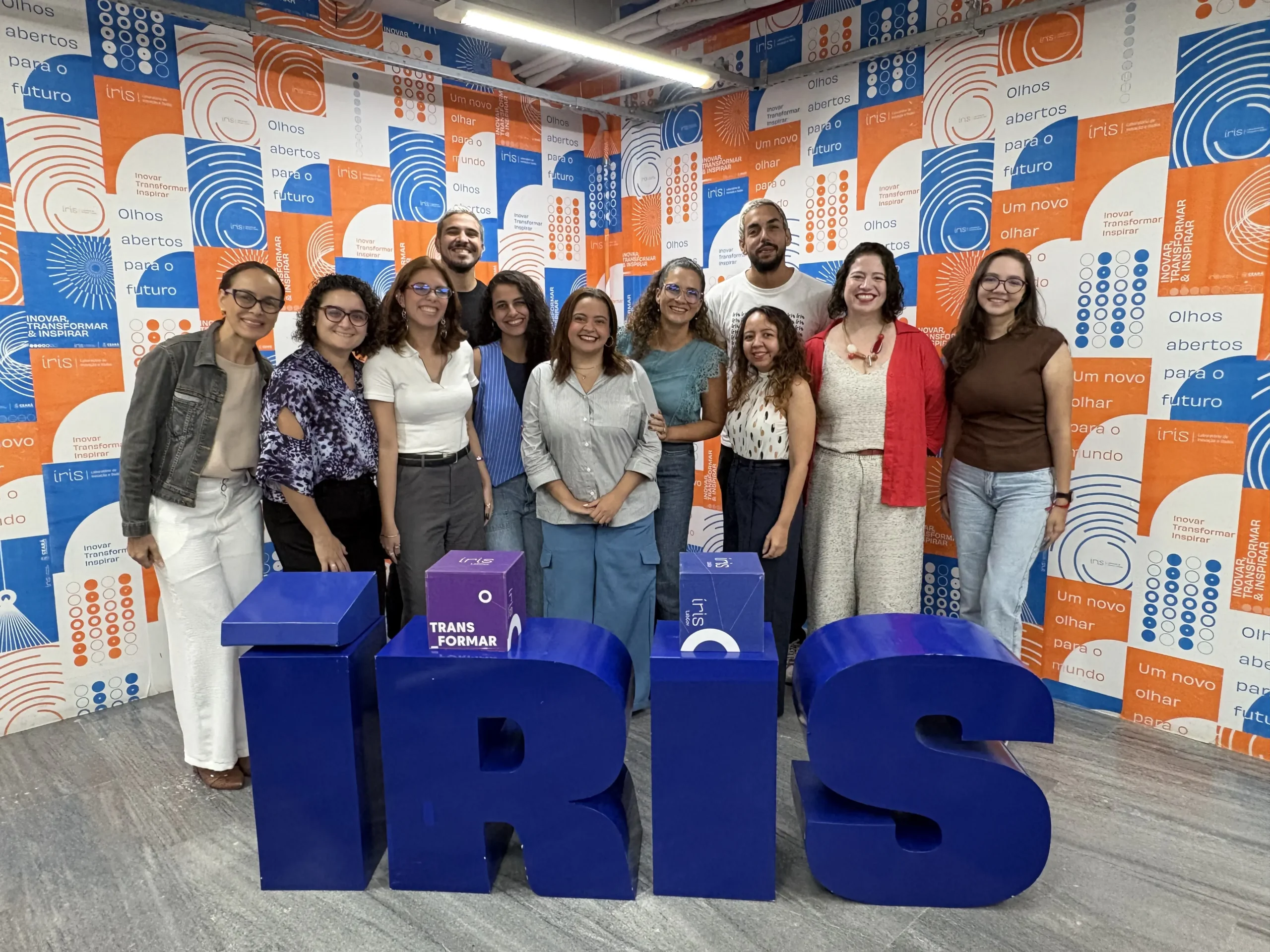 Equipe do ÍRIS com participantes do Grupo de Pesquisa CMAI da UFC.